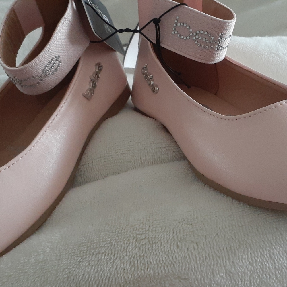 BEBE PINK EMBELLISHED SHOES NWT SIZE 8 or 9